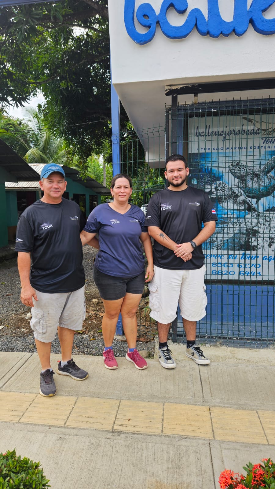 Our team outside the office