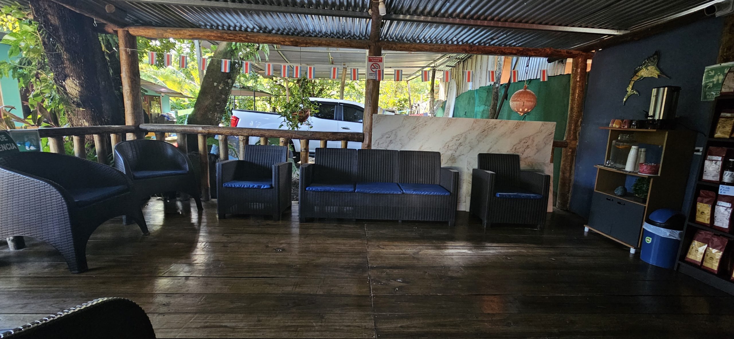 Visitor waiting area